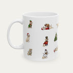 Pekingese Cream Christmas Mug