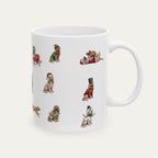 Afghan Hound Christmas Mug