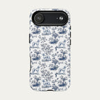 Saluki Blue Toile Phone case