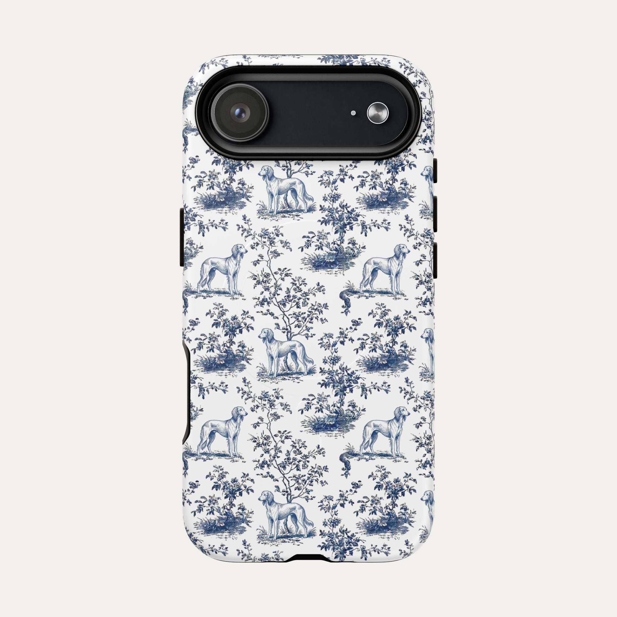 Saluki Blue Toile Phone case