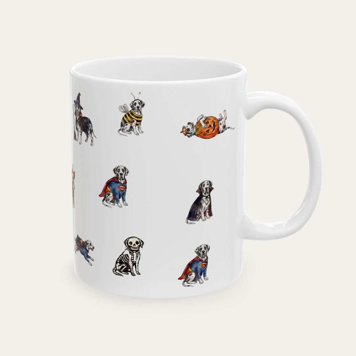 Great Dane Merle Halloween mug
