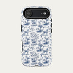 Weimaraner Blue Toile Phone case