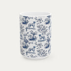 Great Dane Blue Toile Mug