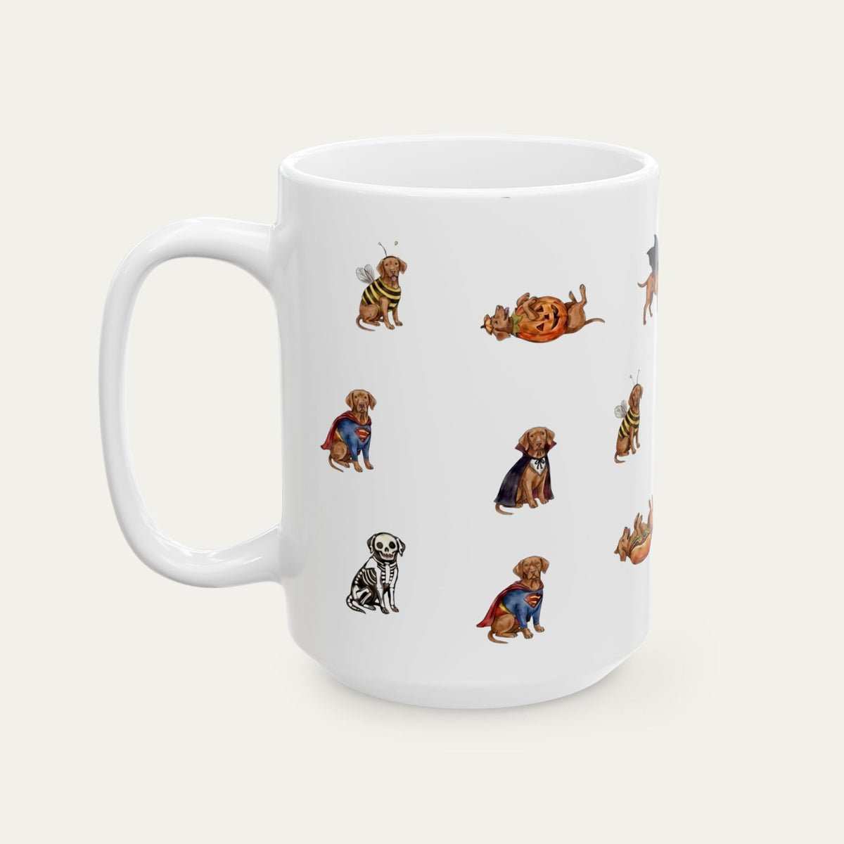 Vizsla Halloween mug