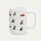 Corgi Halloween mug