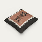 Poodle Halloween Woven Pillow