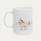 Custom Chihuahua Cream Christmas Santa Hat Mug