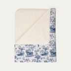 Yorkshire Terrier Toile De Jouy Fleece Blanket