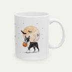 Custom Boston Terrier Halloween mug