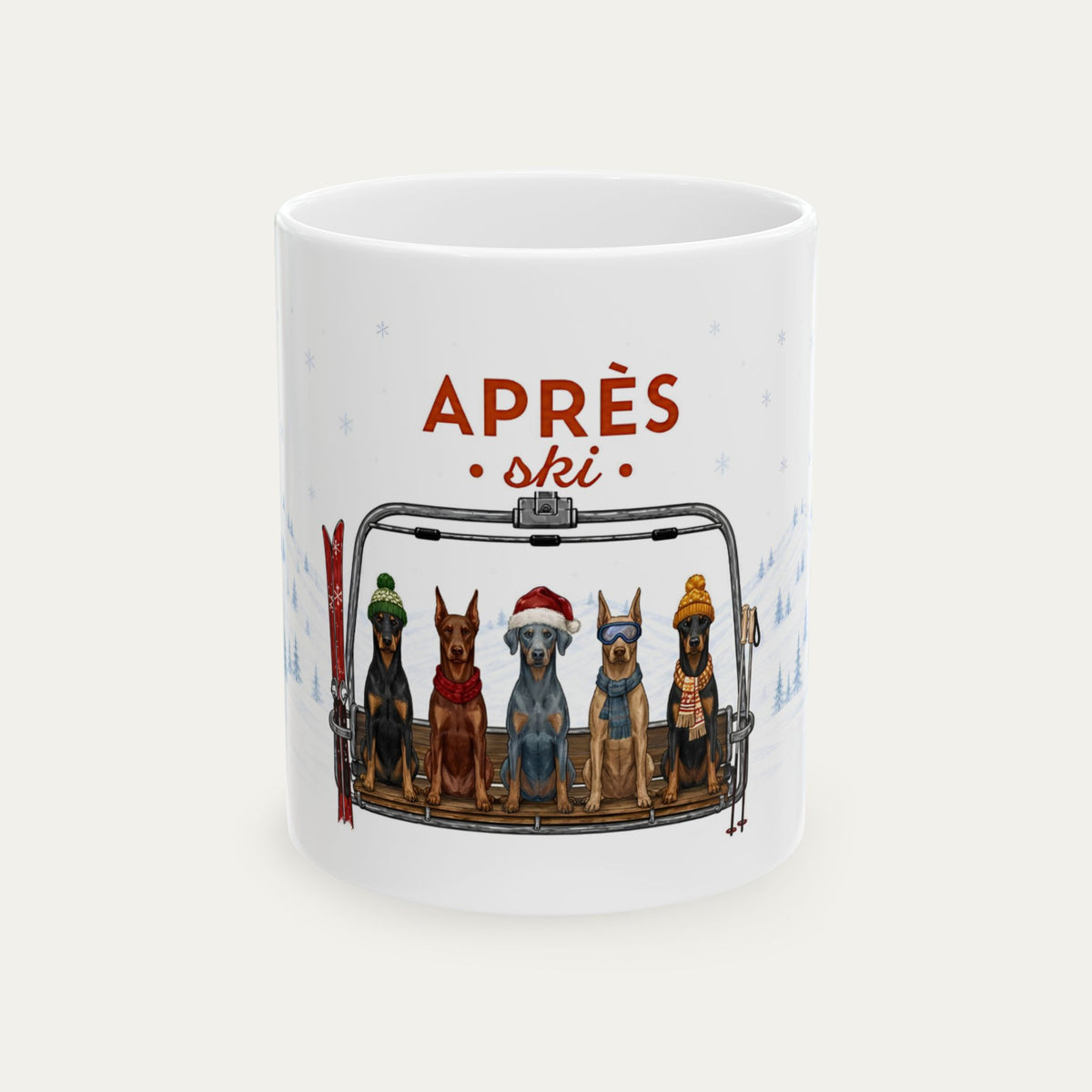 Doberman  Aprés Ski Mug