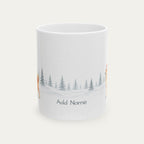 Custom Shiba Inu Red Christmas Santa Hat Mug