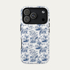 Ragdoll Cat Blue Toile Phone case