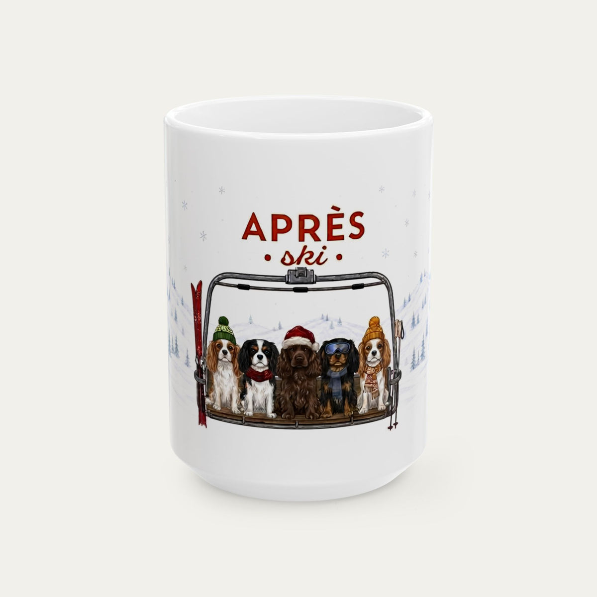 Cavalier Spaniel  Aprés Ski Mug