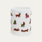 Irish Setter Christmas Mug