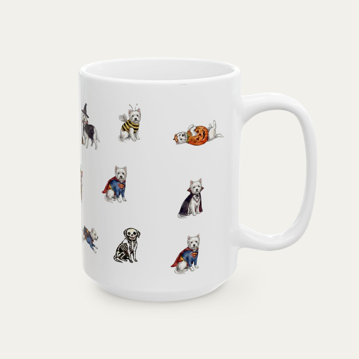 West highland terrier Halloween mug