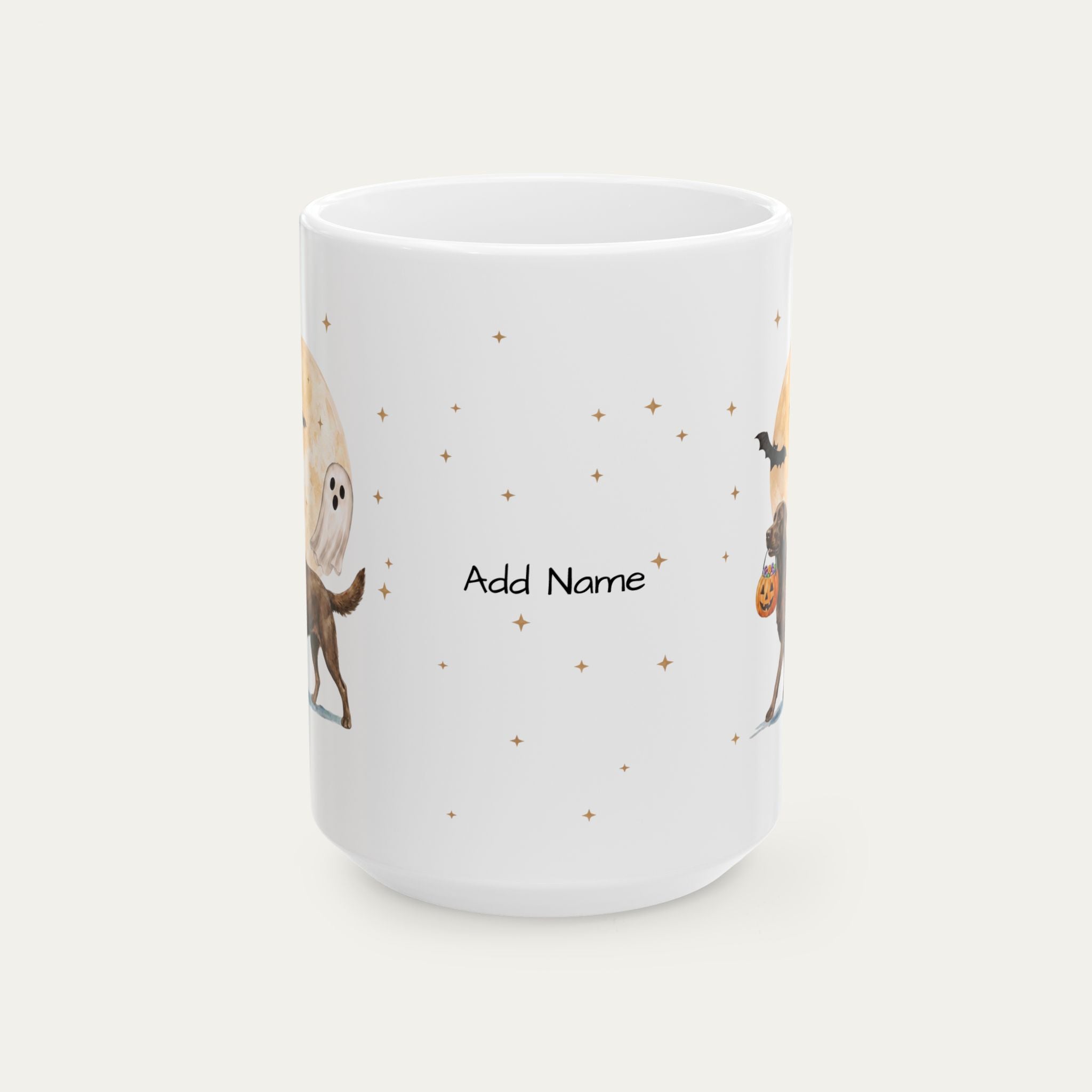 Custom Labrador Chocolate Halloween mug