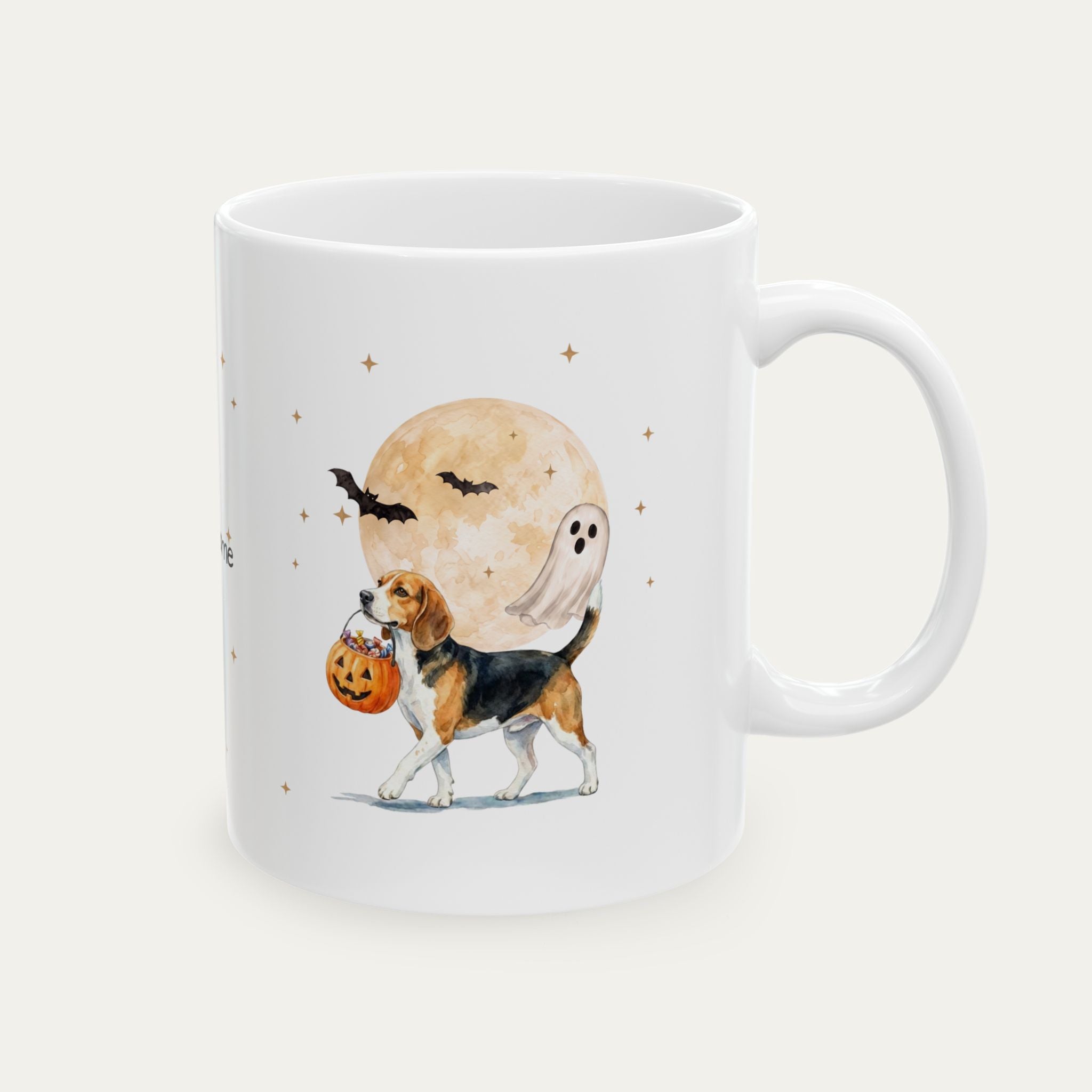 Custom Beagle Halloween mug