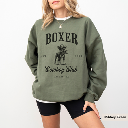 Boxer Cowboy Club Sweatshirt