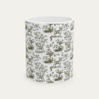 Chihuahua Shorthaired Sage Green Toile Mug
