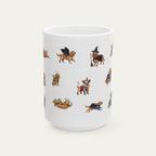 English Cocker spaniel Halloween mug