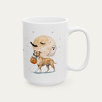 Custom Pitbull Halloween mug
