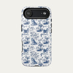Alaskan Malamute Blue Toile Phone case