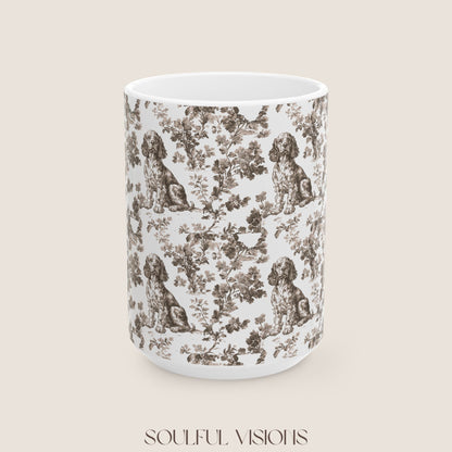 Boykin Spaniel Toile De Jouy Mug