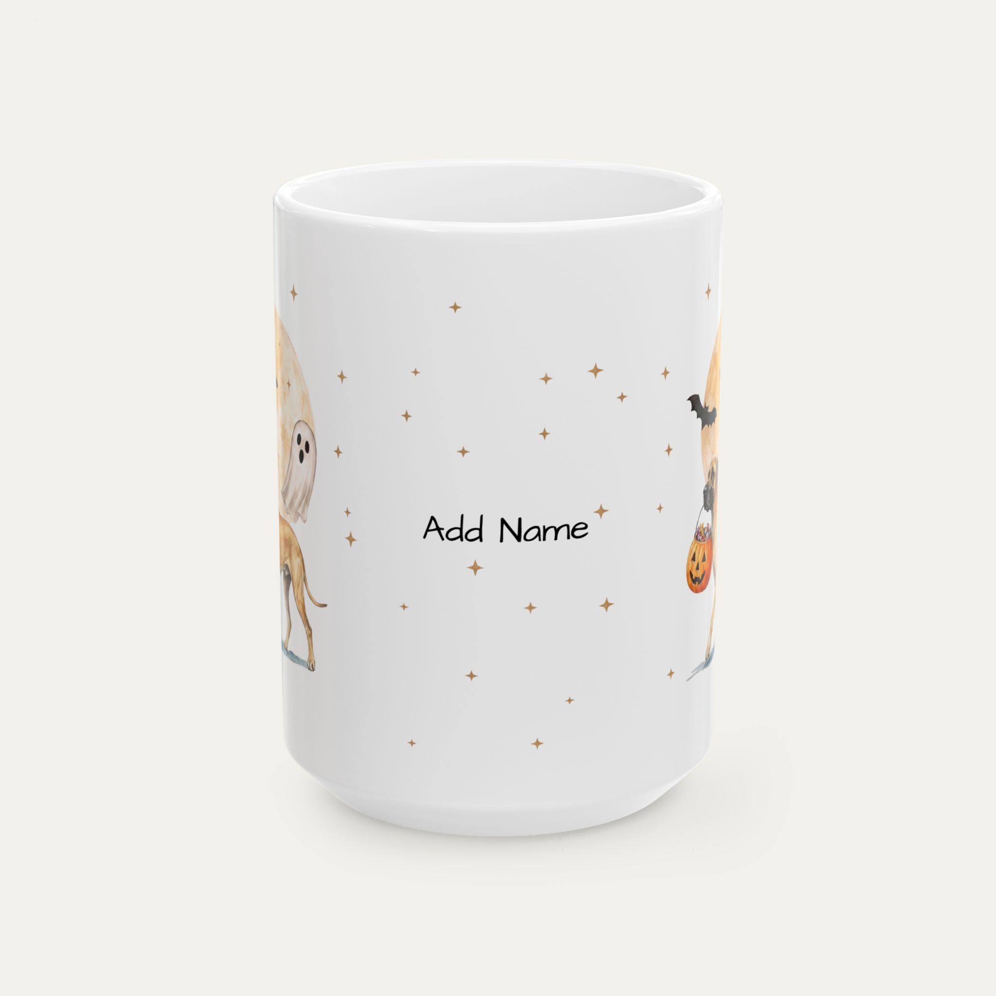 Custom Great Dane Fawn Halloween mug