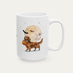 Custom Dachshund LH Brown Halloween mug