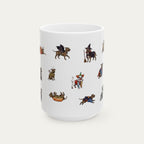 Pitbull Brindle Halloween mug