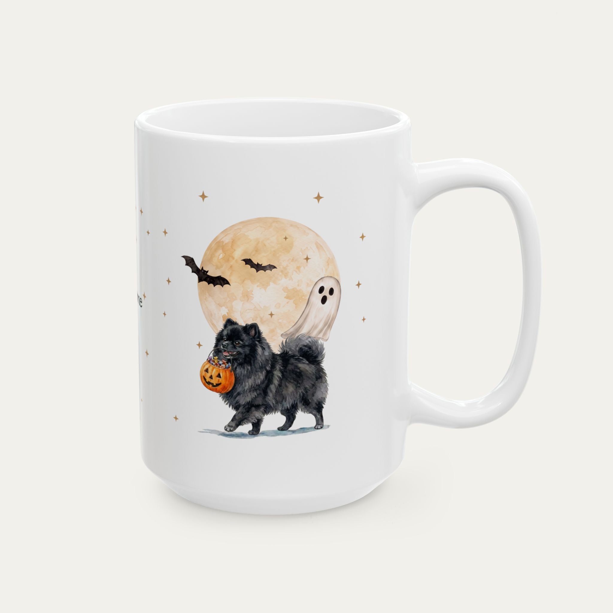 Custom Pomeranian 2 Halloween mug