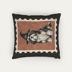 Shih Tzu Halloween Woven Pillow
