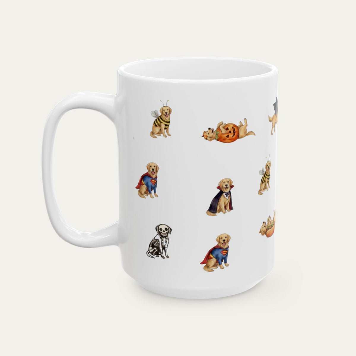 Golden Retriever Halloween mug