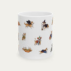Corgi Halloween mug