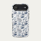 Sloughi Blue Toile Phone case