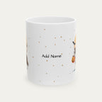 Custom Border Collie Brown and Tan Halloween mug