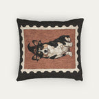 Corgi tri color  Halloween Woven Pillow