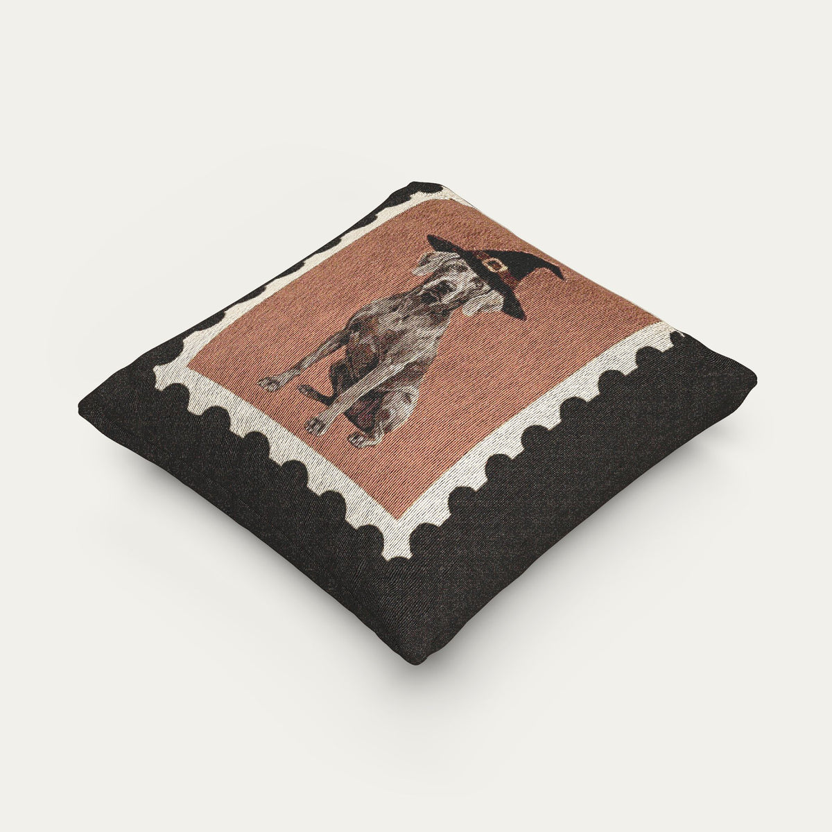 Weimaraner  Halloween Woven Pillow
