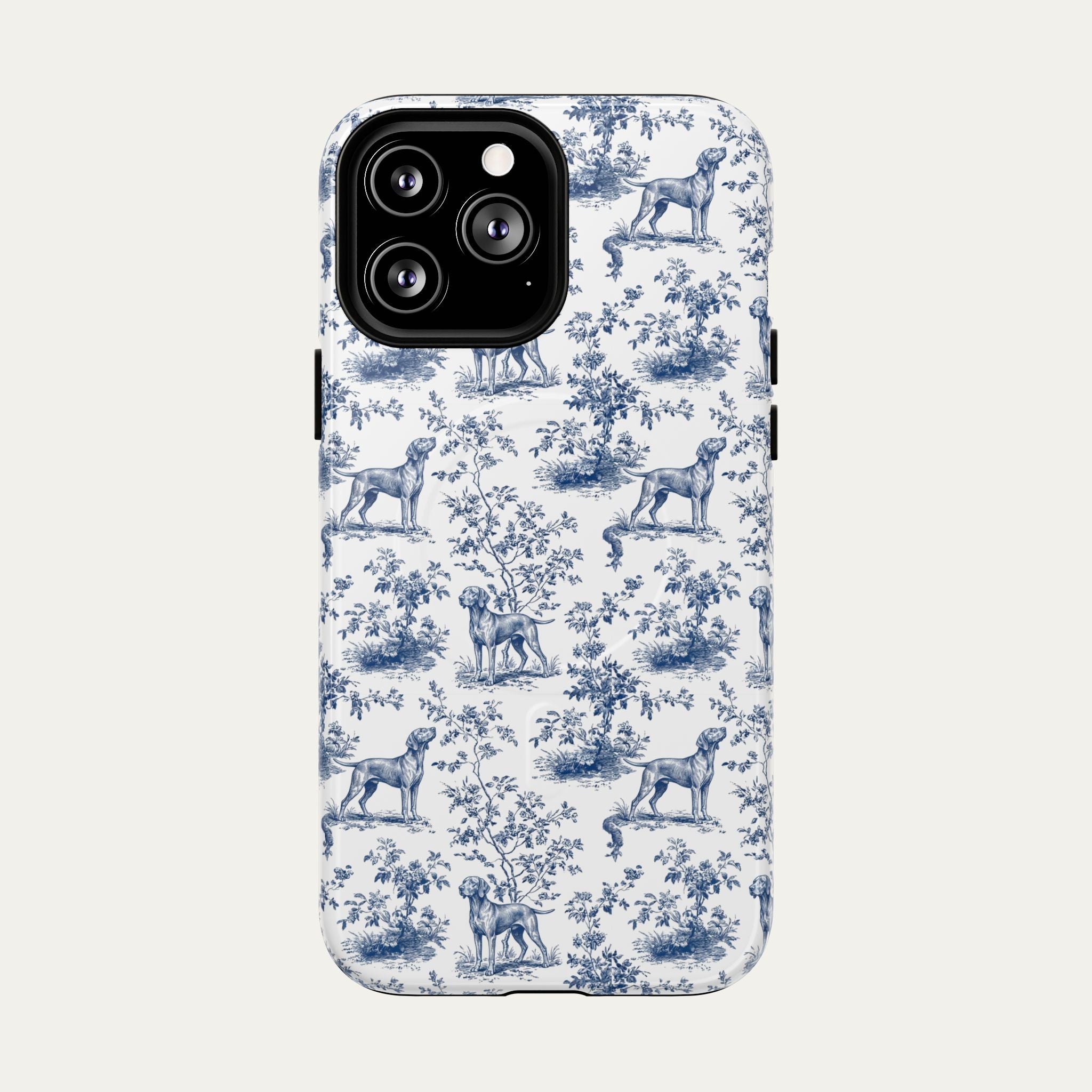 Vizsla Blue Toile Phone case