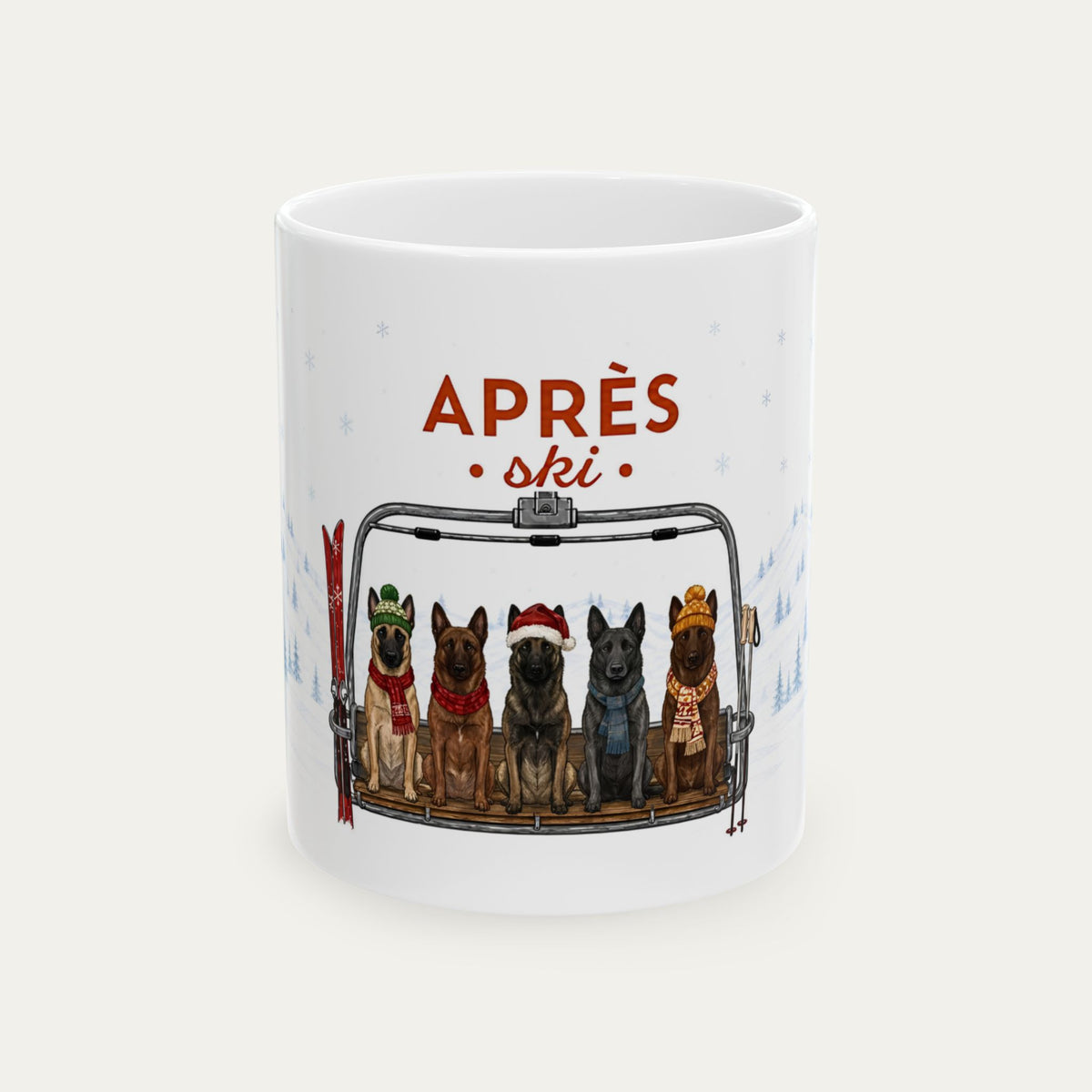Belgian Malinois Aprés Ski Mug