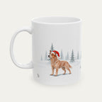 Custom Australian Cattle Dog Red Chrismas Santa Hat Mug