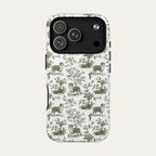 Australian Shepherd Sage Green Toile phone Case
