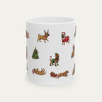 Shar Pei Christmas Mug