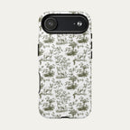 Sphynx Cat Sage Green Toile phone Case