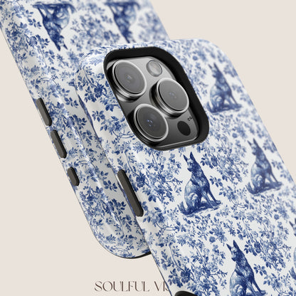 Belgian Malinois Toile De Jouy Magnetic Phone Case