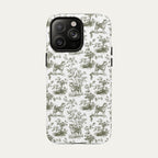 Akita Sage Green Toile phone Case
