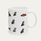 Bernedoodle Halloween mug