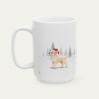 Custom Chihuahua Cream Christmas Santa Hat Mug