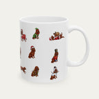 Irish Setter Christmas Mug