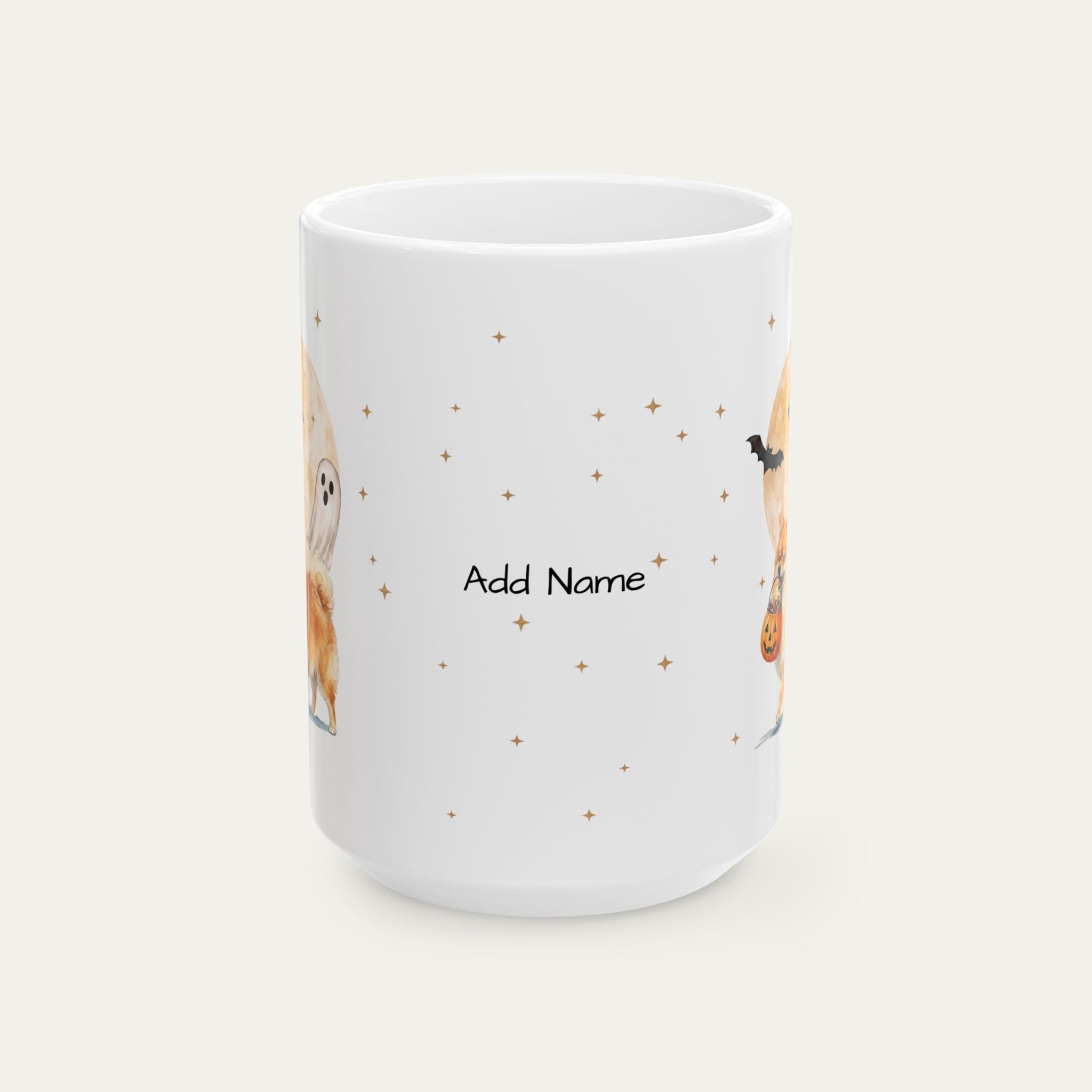 Custom Pomeranian Halloween mug